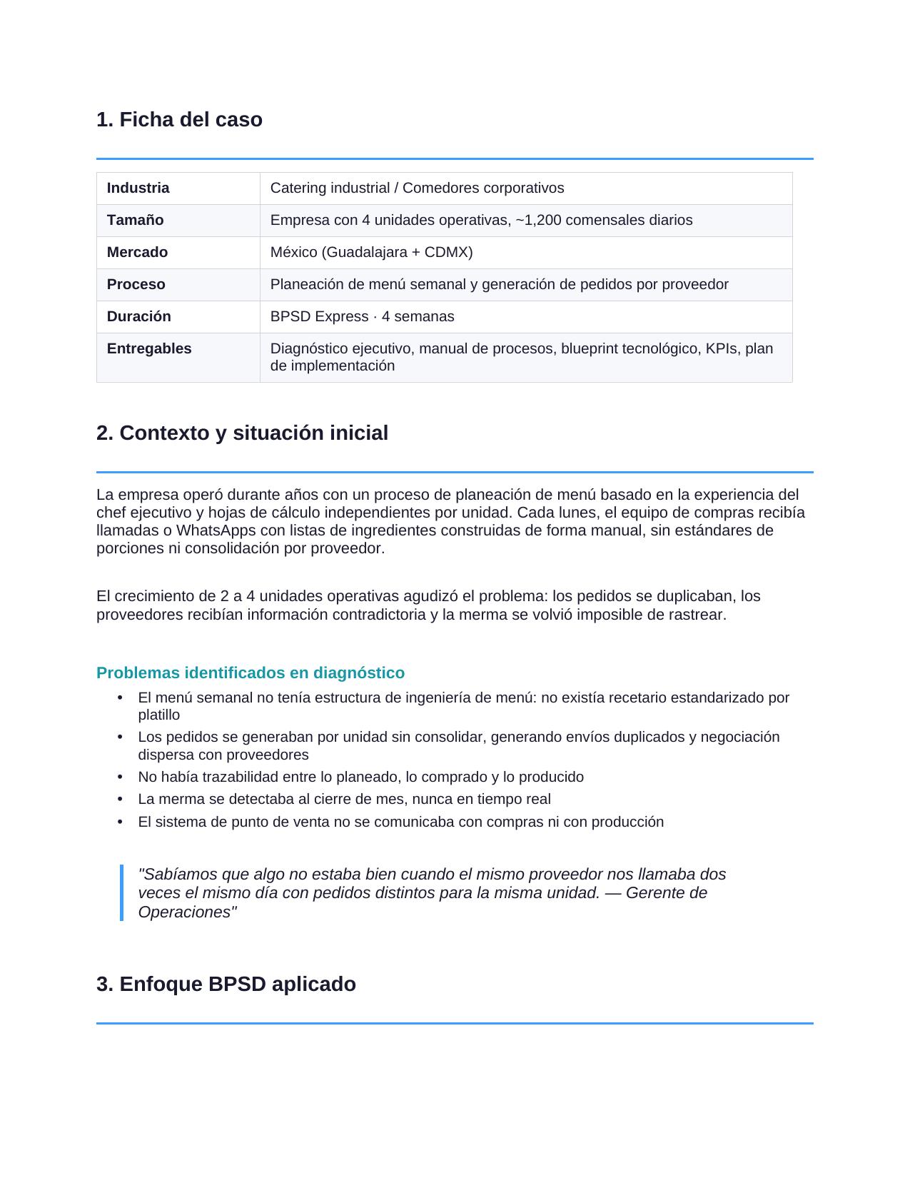 Caso Comensal — pág 1